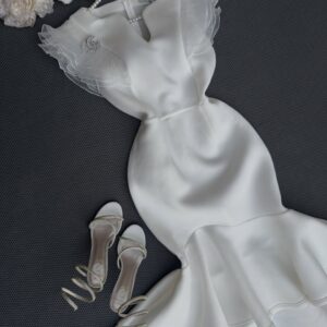 Robe blanc eloria Sa104